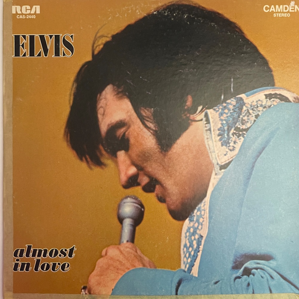 Elvis Almost In Live Vinyl Record